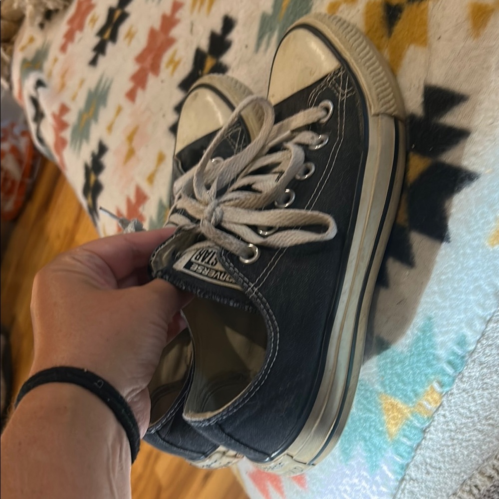 Converse Black and White Classic Canvas Sneakers